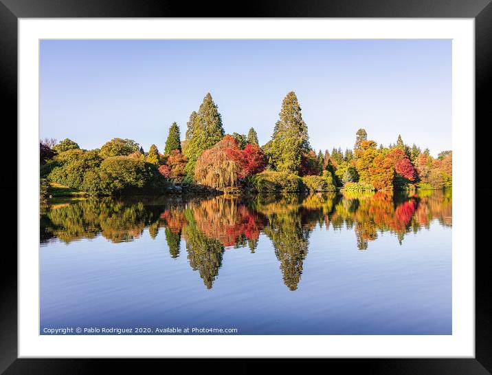 Sheffield Park Framed Mounted Print by Pablo Rodriguez