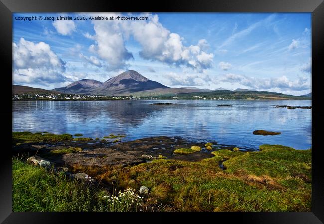 Across Broadford Bay on the Isle of Skye Framed Print by Jacqi Elmslie