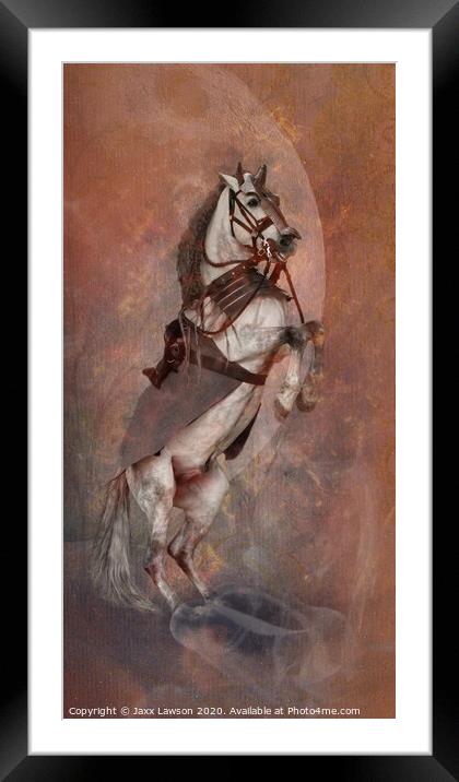 Warhorse Framed Mounted Print by Jaxx Lawson