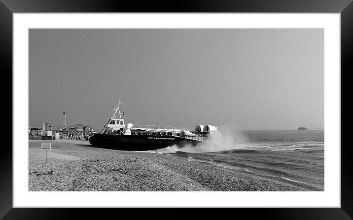 Coming into Land Framed Mounted Print by John Basford