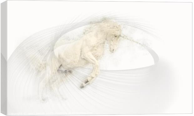 Magical unicorn Canvas Print by Jaxx Lawson