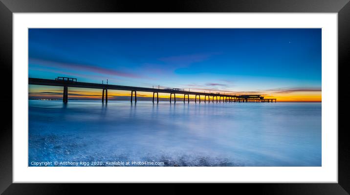 Deal Pier  Framed Mounted Print by Anthony Rigg