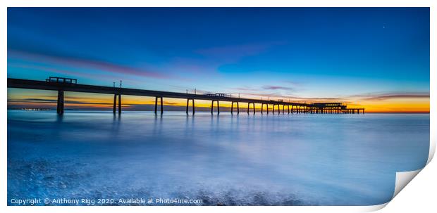 Deal Pier  Print by Anthony Rigg