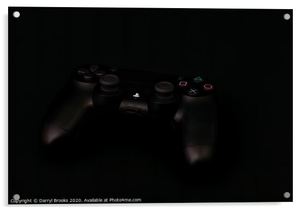 PS4 Controller Acrylic by Darryl Brooks