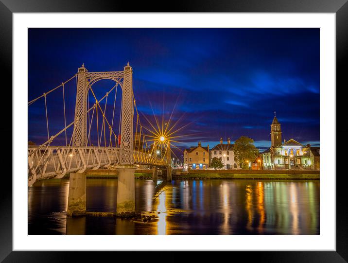 An evening in Inverness Framed Mounted Print by Shweta Chauhan