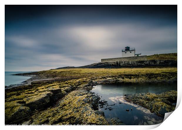 Bamburgh Lighthouse Print by Peter Anthony Rollings