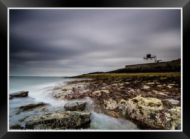 Bamburgh Lighthouse Framed Print by Peter Anthony Rollings