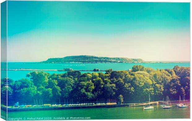 Isle of Portland and Portland Harbour Canvas Print by Mehul Patel