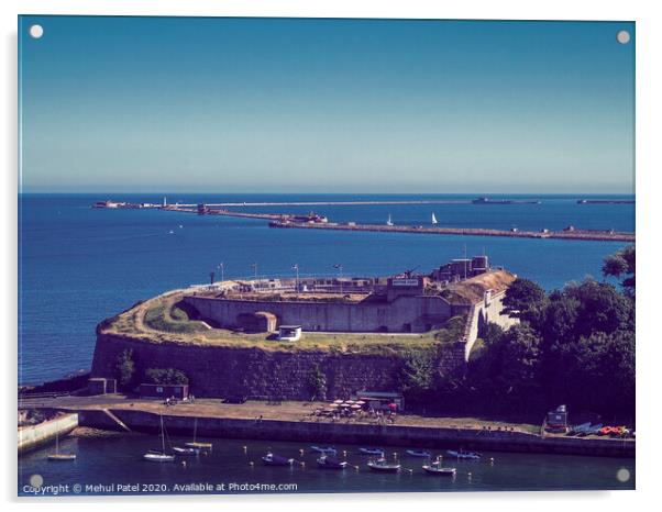 Nothe Fort, Weymouth Acrylic by Mehul Patel