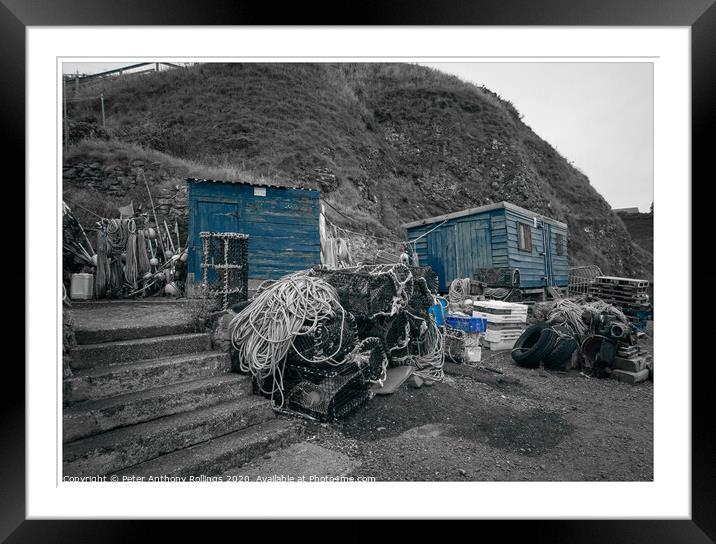 St Abbs Framed Mounted Print by Peter Anthony Rollings