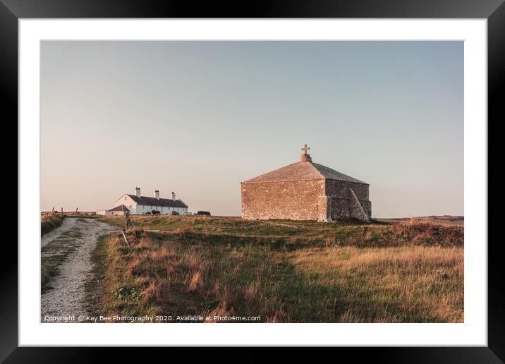 St. Aldhelm's Chapel in Dorset Framed Mounted Print by KB Photo