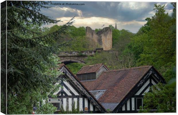 Knaresborough North Yorkshire Canvas Print by mike morley