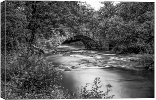 Skelwith Bridge Canvas Print by Roger Green