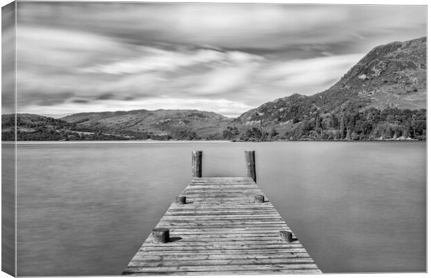Ullswater Jetty Canvas Print by Roger Green