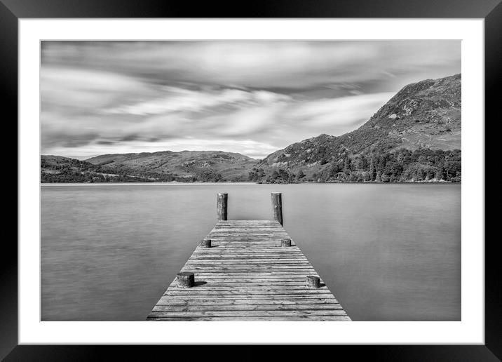 Ullswater Jetty Framed Mounted Print by Roger Green