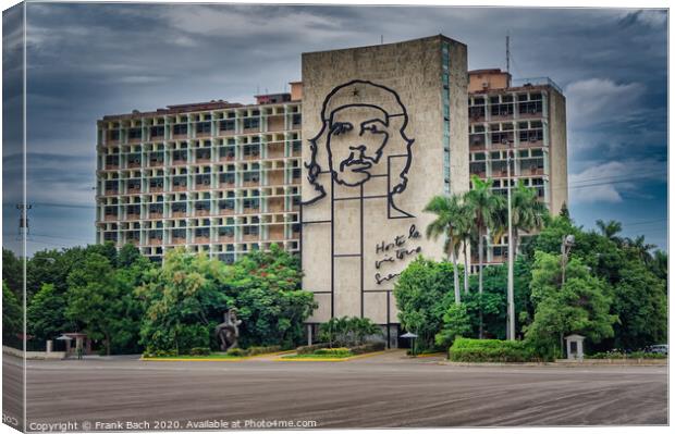 Freedom monument plaza in Havana, Cuba Canvas Print by Frank Bach