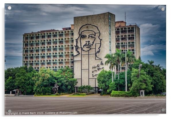 Freedom monument plaza in Havana, Cuba Acrylic by Frank Bach