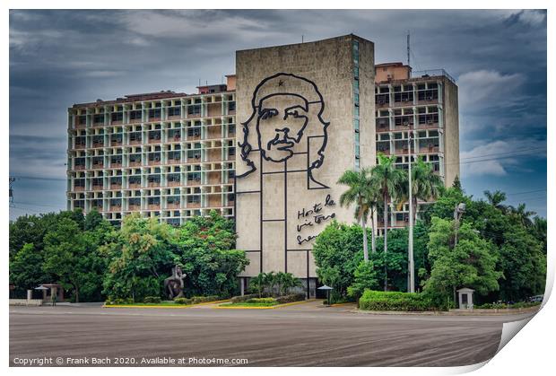 Freedom monument plaza in Havana, Cuba Print by Frank Bach