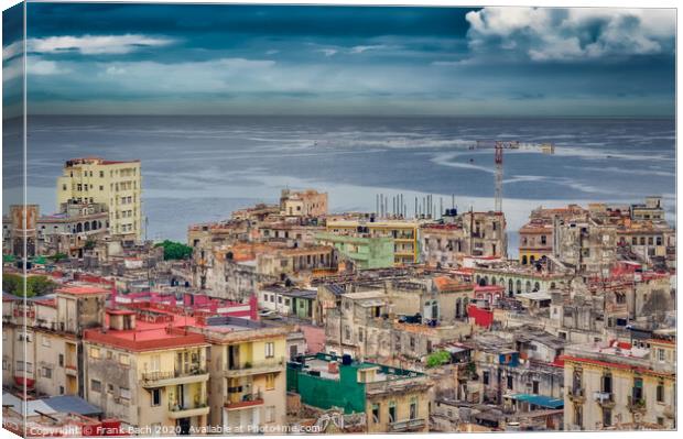 Havana panorama of the city, Cuba Canvas Print by Frank Bach