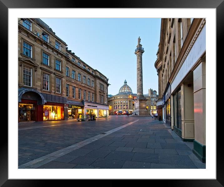 Earl Greys Iconic Monument Framed Mounted Print by Rob Cole