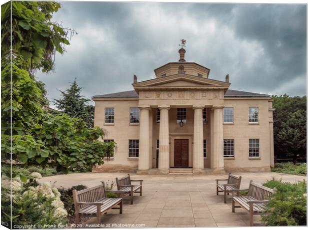 Downing college library in Cambridge, England Canvas Print by Frank Bach
