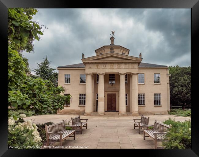 Downing college library in Cambridge, England Framed Print by Frank Bach
