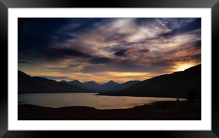 Loch Arklet Arrochar Alps Framed Mounted Print by Aj’s Images