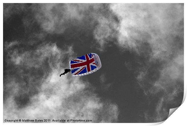 Britain rule the skies. Print by Matthew Bates
