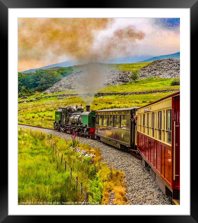 Journey Through North Wales Framed Mounted Print by Ian Stone