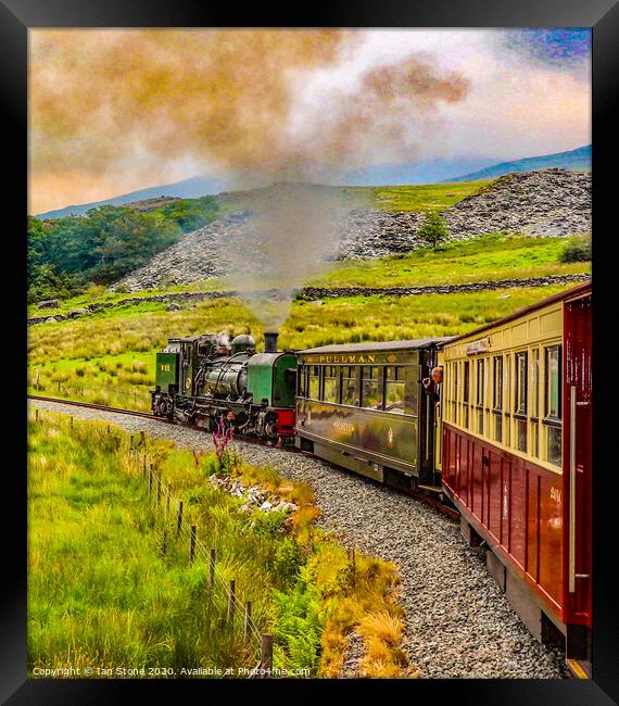Journey Through North Wales Framed Print by Ian Stone