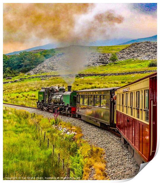 Journey Through North Wales Print by Ian Stone