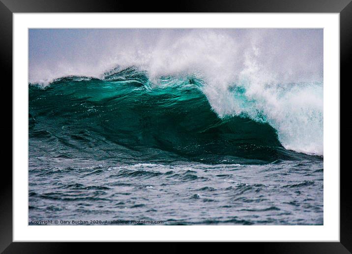 The Wedge Framed Mounted Print by Gary Buchan