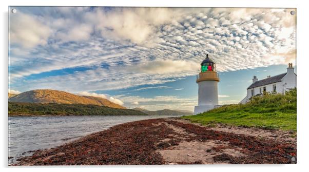 Corran Lighthouse  Acrylic by James Marsden