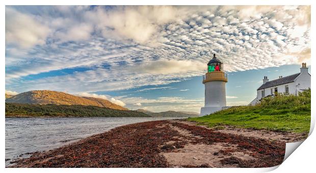 Corran Lighthouse  Print by James Marsden