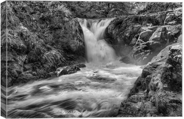 Skelwith Force Canvas Print by Roger Green