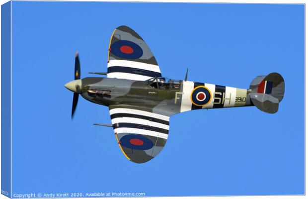 Supermarine Spitfire Mk Vb Canvas Print by Andy Knott