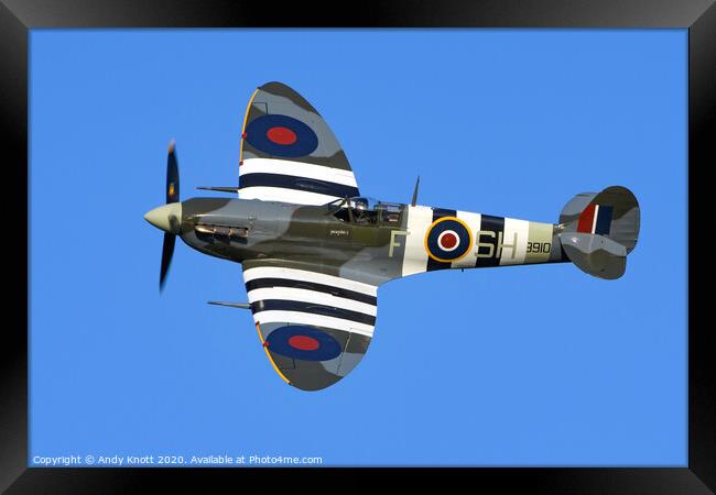 Supermarine Spitfire Mk Vb Framed Print by Andy Knott