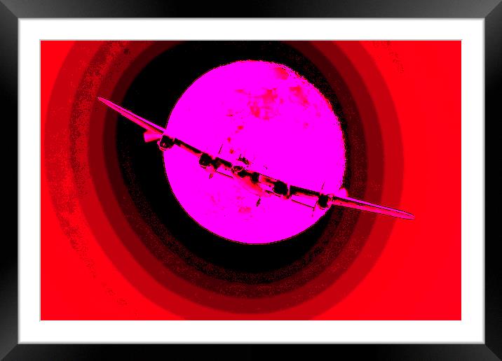 Bomber's Moon Framed Mounted Print by David Stanforth
