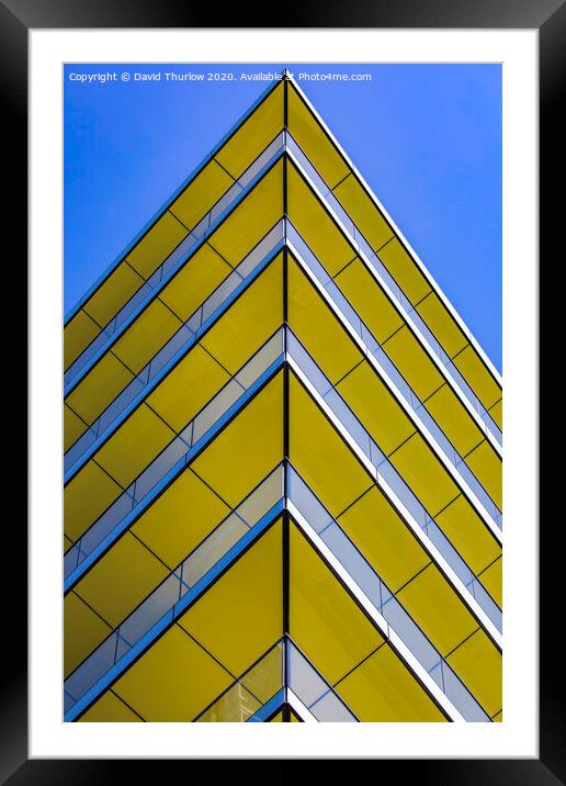 Abstract Symmetry Framed Mounted Print by David Thurlow