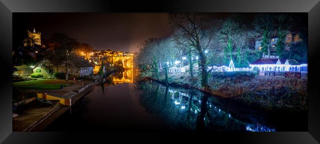 Knaresborough North Yorkshire Framed Print by mike morley