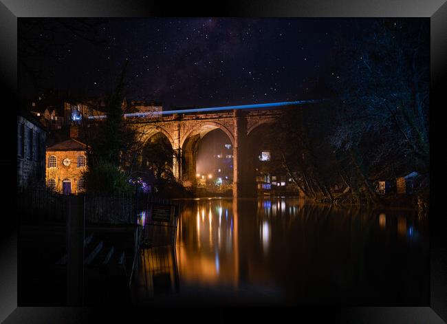 Knaresborough North Yorkshire Framed Print by mike morley