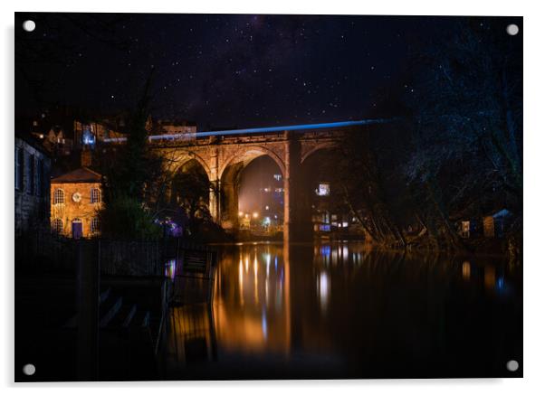 Knaresborough North Yorkshire Acrylic by mike morley