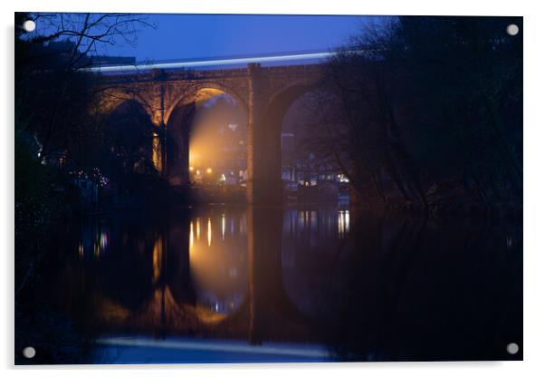 Knaresborough North Yorkshire Acrylic by mike morley