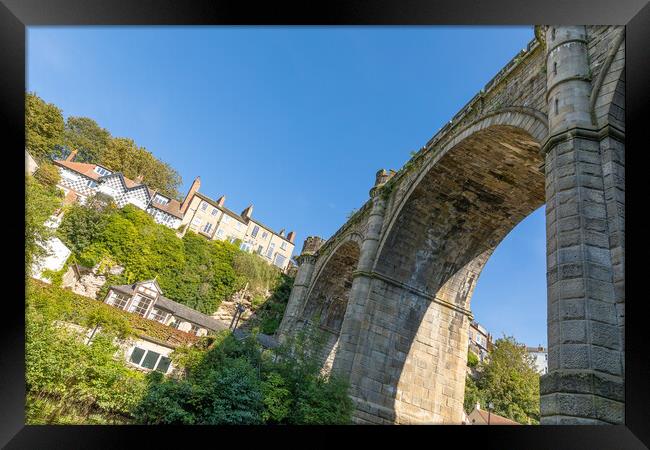 Knaresborough North Yorkshire Framed Print by mike morley