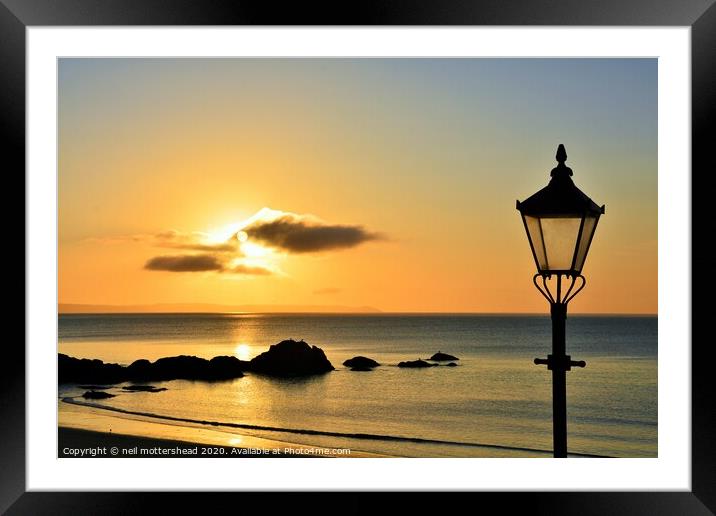 Looe Light - Natural and Man-made Framed Mounted Print by Neil Mottershead