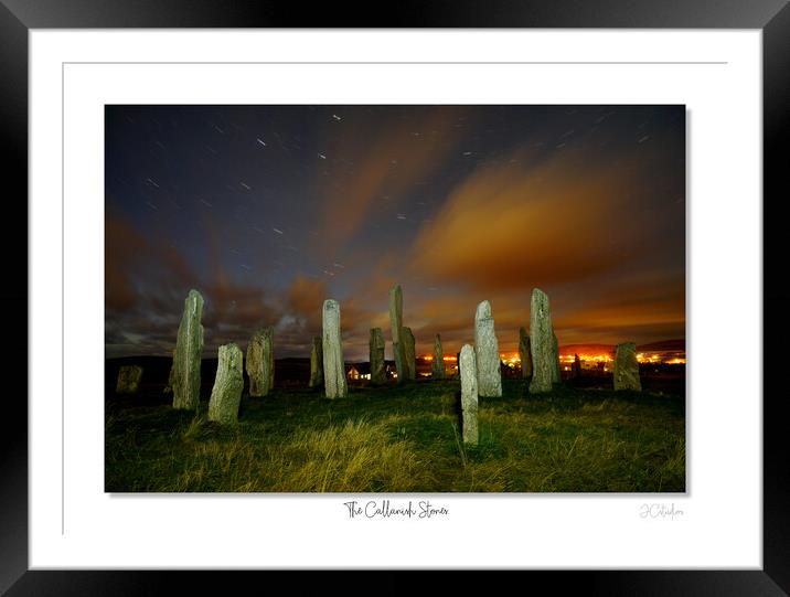  The Callanish Stones (seven minute exposure) Framed Mounted Print by JC studios LRPS ARPS