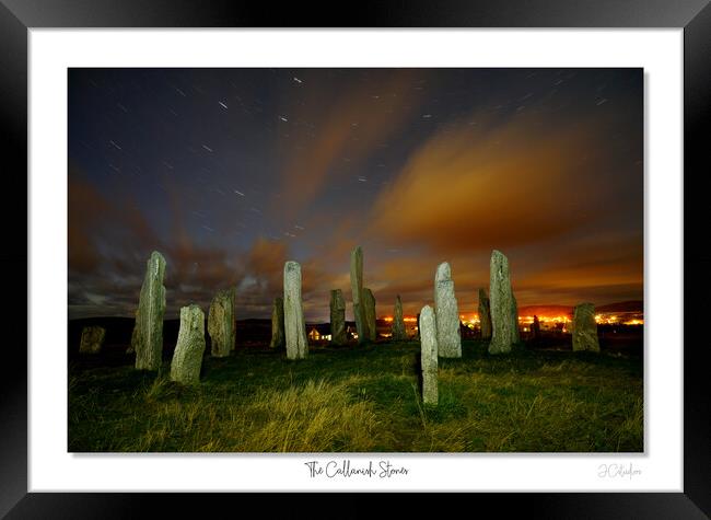 The Callanish Stones (seven minute exposure) Framed Print by JC studios LRPS ARPS