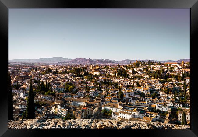 Majestic View of a Spanish Town Framed Print by Ben Delves