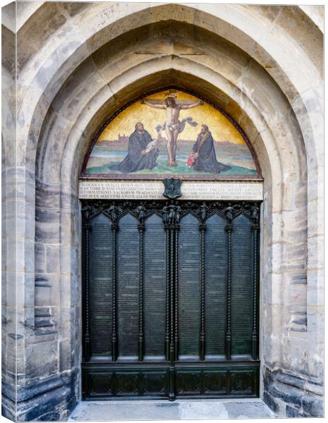 95 Theses Canvas Print by DiFigiano Photography