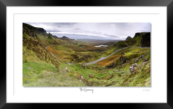 The Quiraing (pano) Framed Mounted Print by JC studios LRPS ARPS